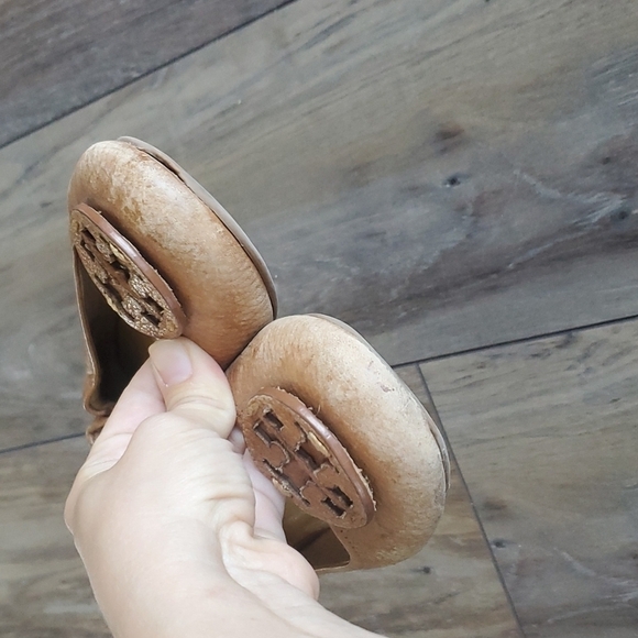 Tory Burch Womens Reva Logo Ballet classic Flats shoes sz 7M - Picture 11 of 12